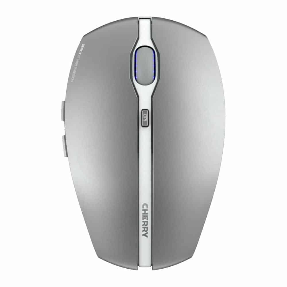 CHERRY GENTIX BT Ambidextrous Optical Wireless Mouse Silver